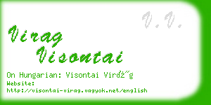 virag visontai business card